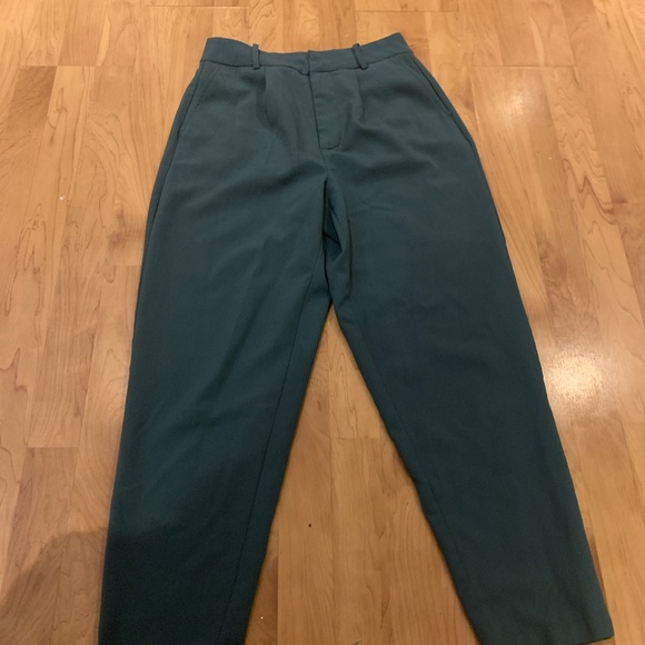 forest green dressy pants - Picture 2 of 5